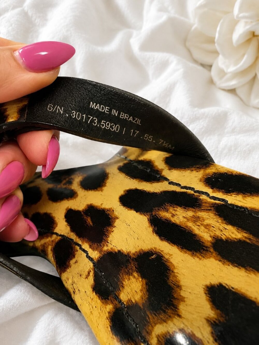 Tory Burch Leopard Print Miller Sandals - Picture 6 of 8